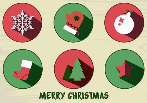 Free Christmas Icons Vector