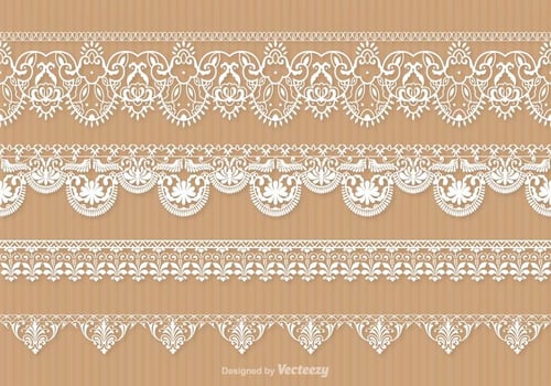 Lace Trim Vector Set