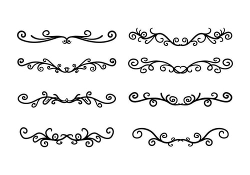 Scroll Work Vector