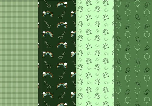 Free St. Patrick Pattern Vector