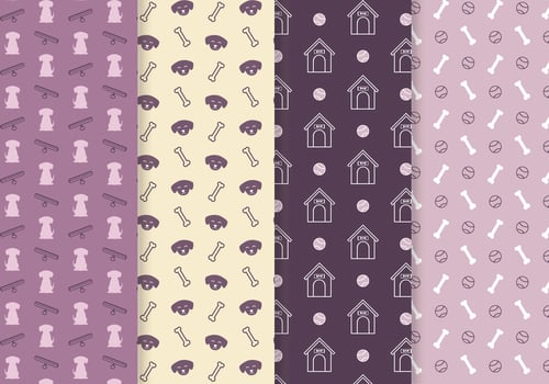Dog Pattern Vector