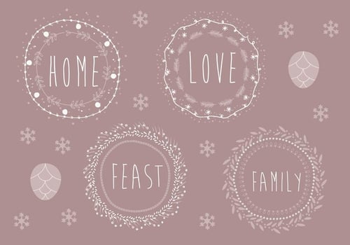 Free Christmas Background Illustration vector