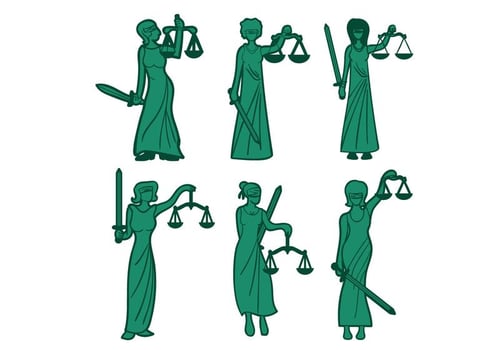Lady Justice Vector
