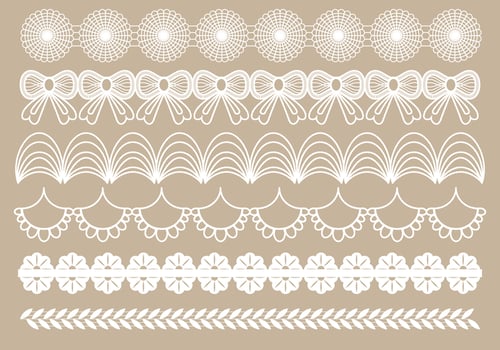 Free Lace Trim Vintage Vector