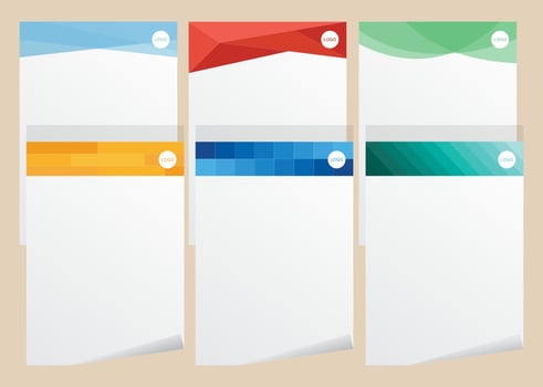 Letter Head Collections vector