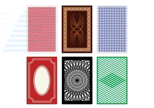 Free Playing Card Back Vector
