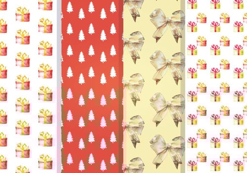 Vector Christmas Patterns