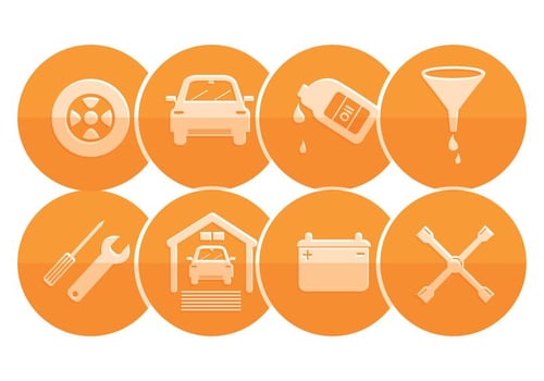 Oil Change Vectors