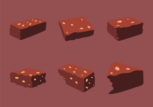 Free Brownie Vector Illustration