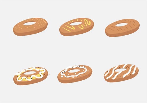 Bagel Vector