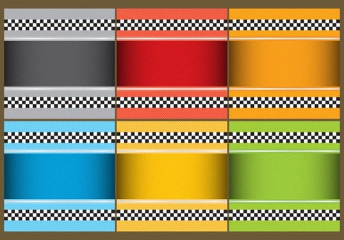 Race Template 05 vector