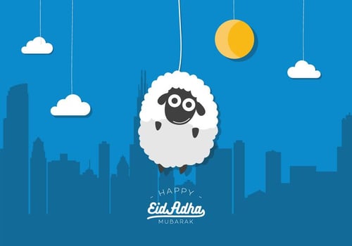 Eid Al Adha Background vector