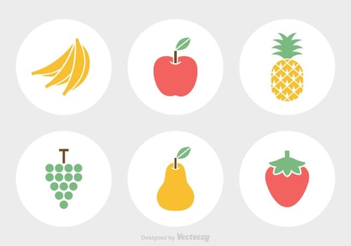 Free Fruit Vector Icons