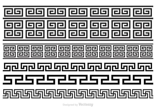 Free Greek Key Brushes Vector