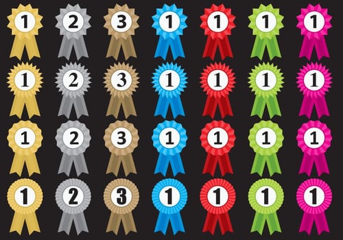 Numbered Cockades vector