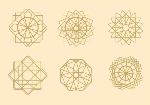 Geometric Arabesque Vectors