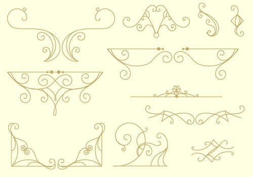 Decorative Arabesco Lines vector