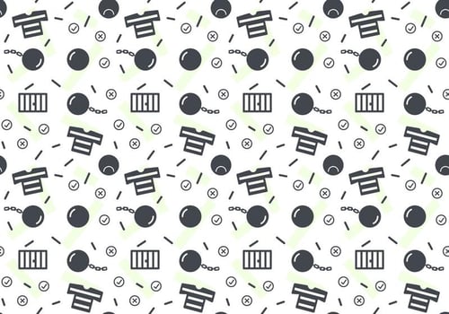 Free Robber and Police Patterns 2 vector