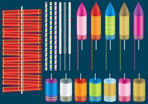 Fire Crackers vector