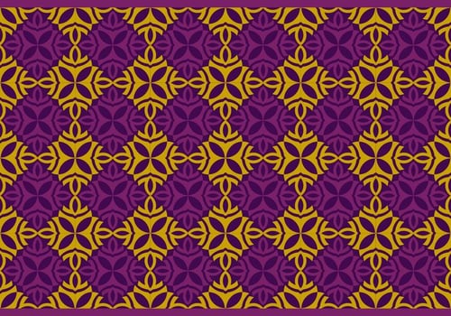 Seamless Thai Pattern Vector Background