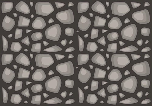 Free Stone Path Pattern 3 vector