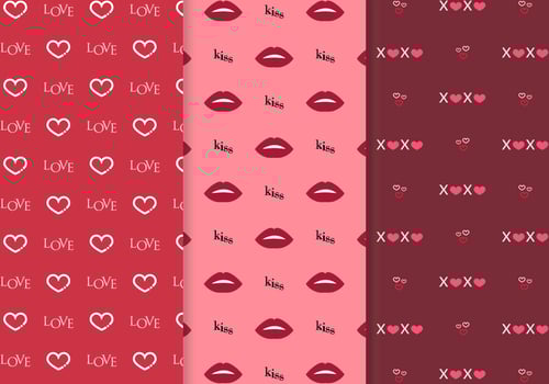 Free Valentine's Day Pattern vector