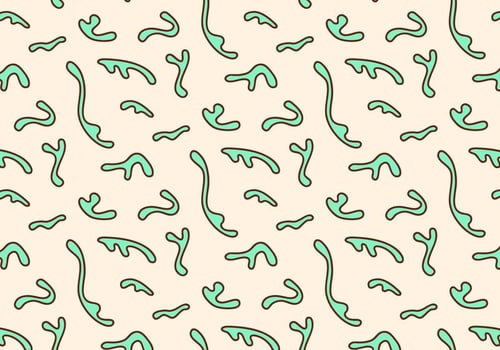 Abstract Green Swirl Background vector