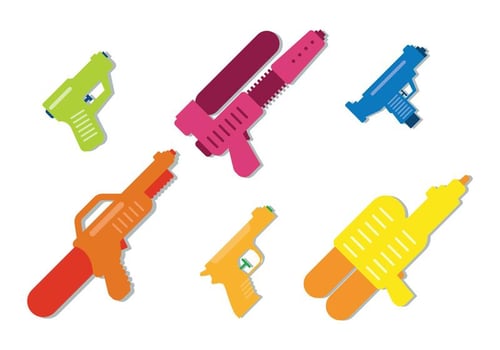 Water Gun Vector