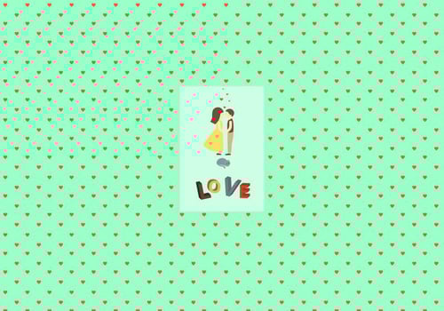 Valentine's day pattern background vector
