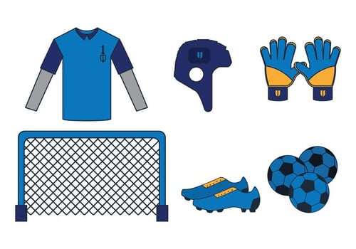 Goal Keeper Vector