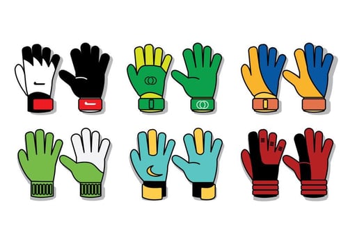 Goal Keeper Vector