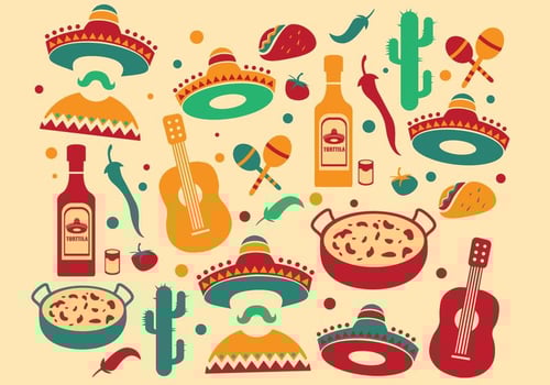 Vector Mariachi Pattern