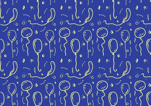 Free Balloons Pattern Vector