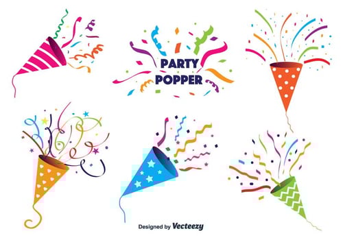 Party Popper Vector