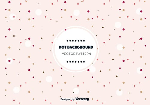 Cute Dot Background Vector