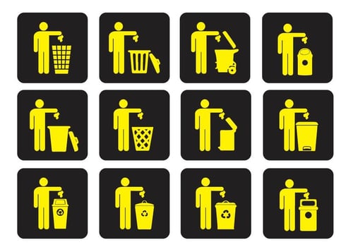 Dumpster Trash Vectors