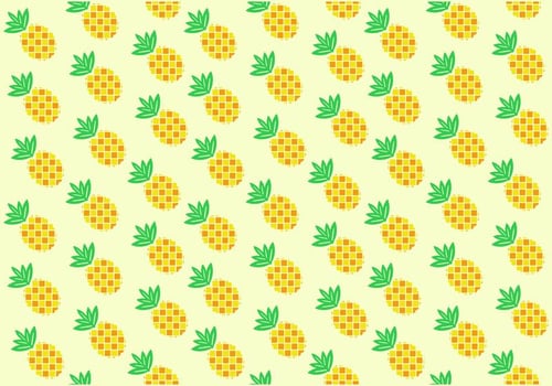 Seamless Pineapple Ananas Pattern vector