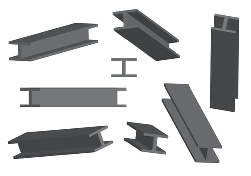 Free Steel Beam Vector