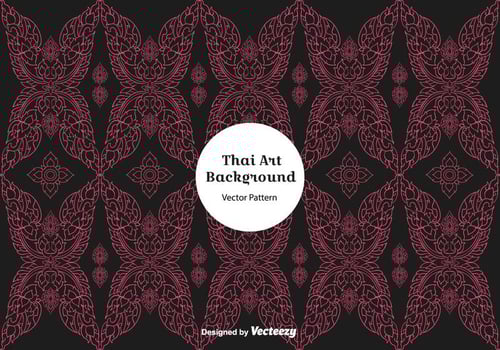 Free Dark Thai Pattern Vector