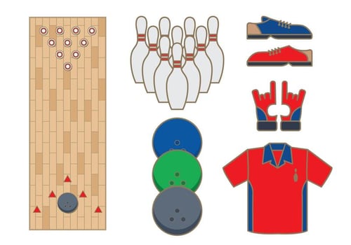 Bowling Alley Vector