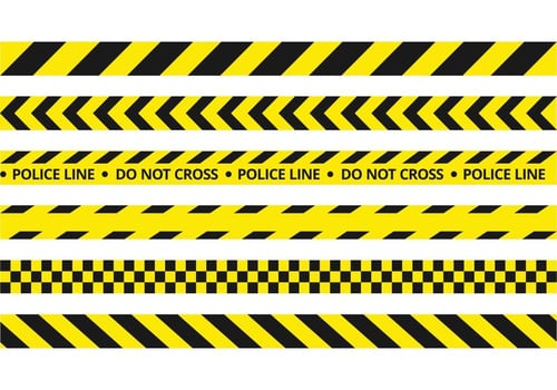 FREE POLICE LINE VECTOR