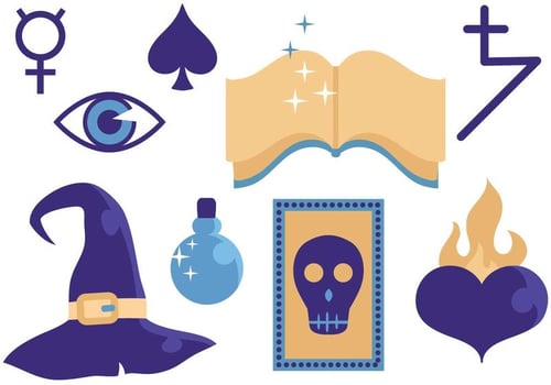 Free Witchcraft Vectors