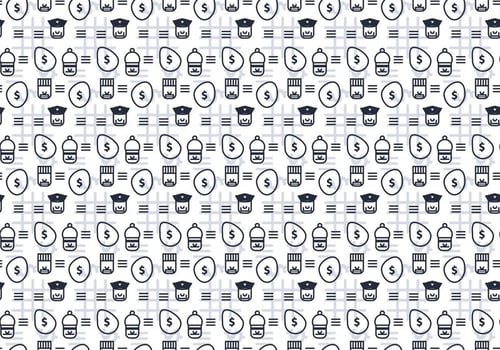 Free Robber and Police Patterns 1 vector