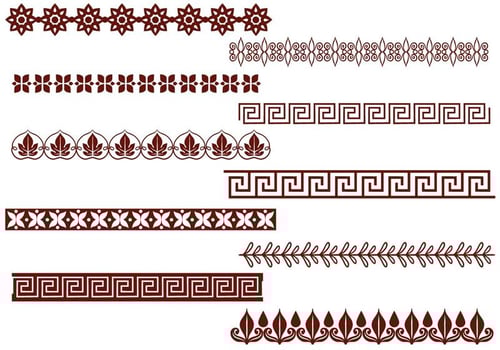 Free Borders Vectors
