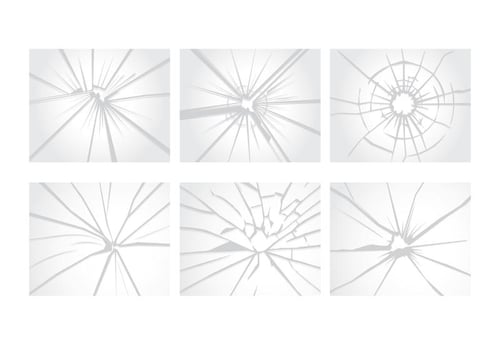 Cracked Glass Vectors