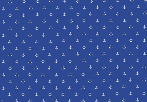 Seamless Anchor Pattern Background Vector