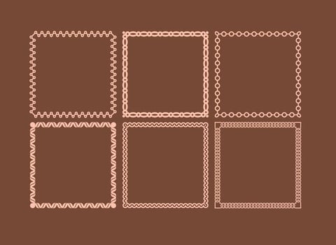 Decorative Frame Set vector