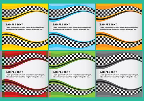 Race Template 03 vector