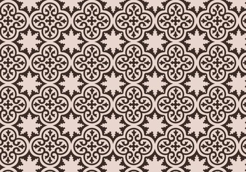Mauve Moroccan Pattern Background Vector