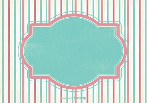 Decorative Striped Scrap Vector Background